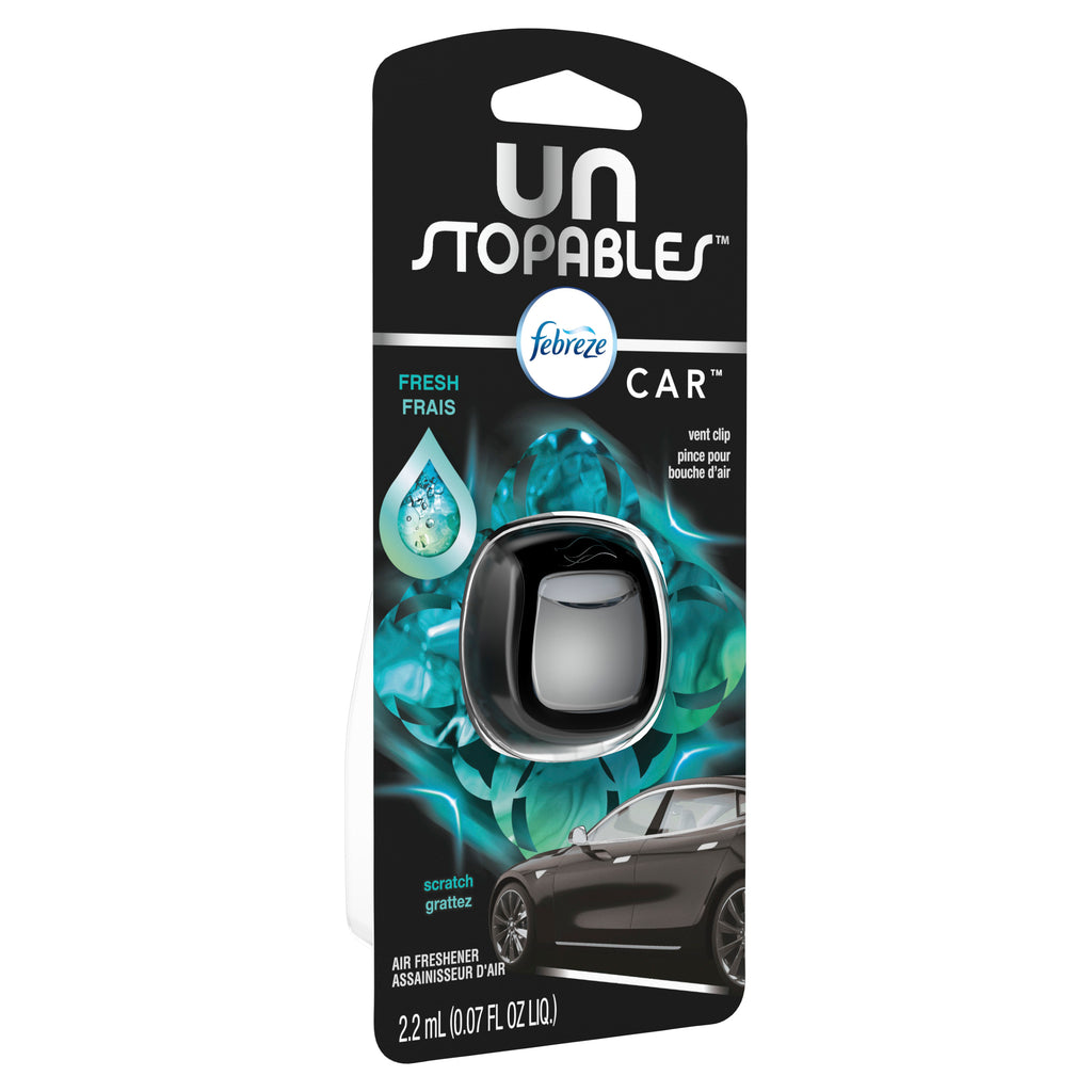  Unstopables Car Odor-Eliminating Air Freshener, Fresh, 1 Ct