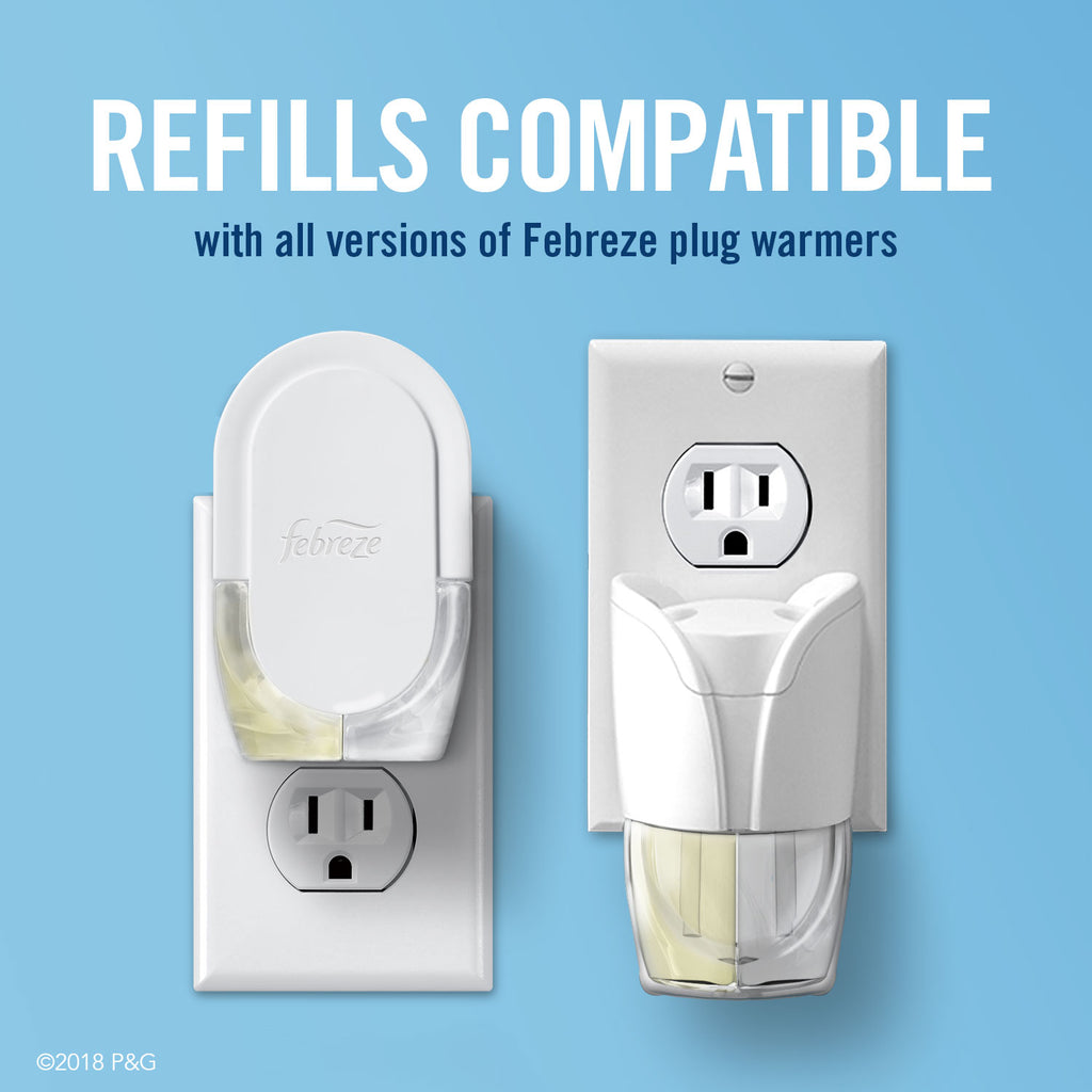 Odor-Eliminating Plug Air Freshener Refills, Ocean, 2 Ct
