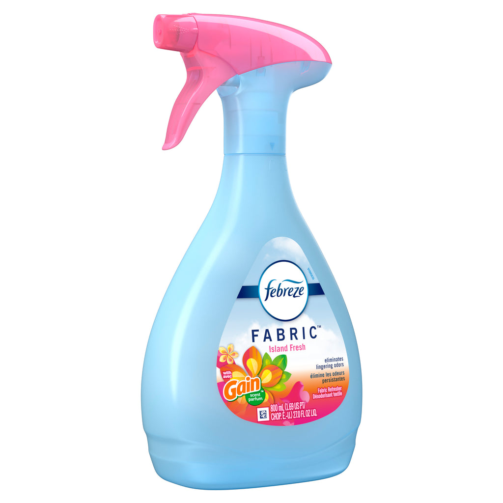 Odor-Eliminating Fabric Spray, Gain Island Fresh, 27 fl oz